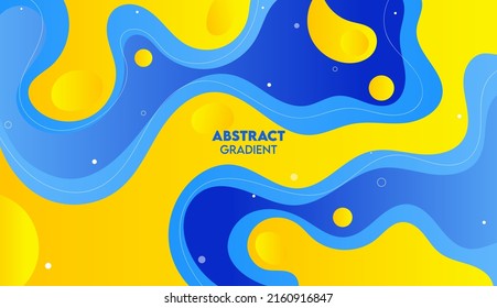 Liquid abstract background and gradient color design