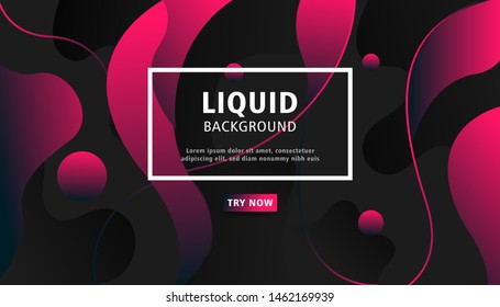 liquid abstract background with line and circle.