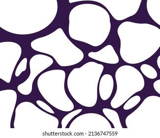Liquid abstract background. Neurography graphic illustration. Vector psychology line art. 