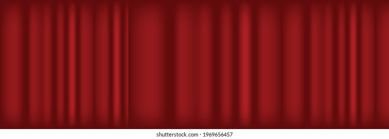 Liquid abstract background. Red fluid vector banner template for social media, web sites. Wavy shapes. Vector illustration for brochure, business card, magazine, poster, presentation design