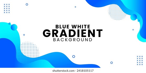 Liquid abstract background. social media fluid vector banner template design with blue color, web sites. Wavy shapes, blue color unique background design. blue color new background. Pro Vector