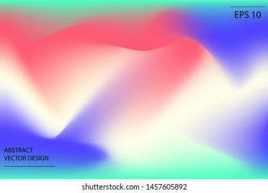 Liquid abstract background. Trendy glowing design template