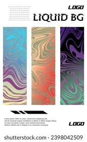liquid abstract background for tshirt or poster