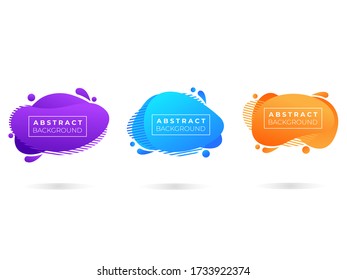 Liquid Abstract Background Vector Design Template