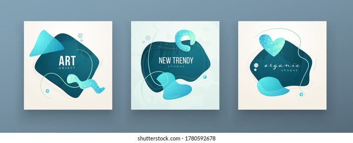 Liquid abstract banner design. Fluid Vector shaped background. Modern Graphic Template Banner pattern for social media and web sites
