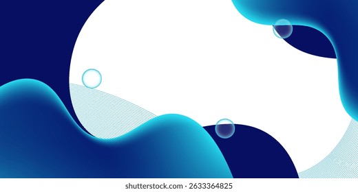 Liquid abstract banner design. Fluid Vector shaped background. Modern Graphic Template Banner pattern for social media and web sites
