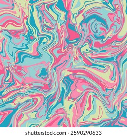 Liquid Abstract colorful. Psychedelic design for Background. Illustration vector