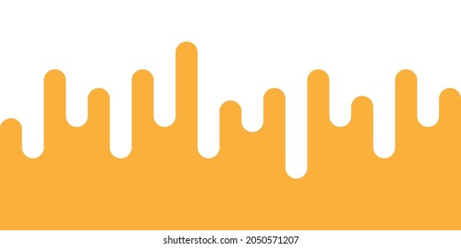 Liquid abstract flat simple illustration