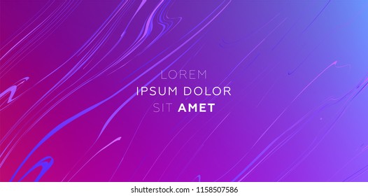 Liquid abstract flow. Dynamic fluid trendy background for posters, covers and placards. Eps10 vector illustration