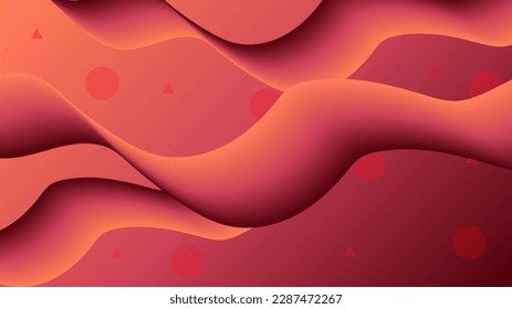 Liquid Abstract Fluid Gradient Color Background Poster Vector Trendy