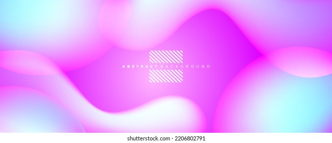 Liquid abstract fluid gradient shapes background design template	