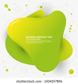 liquid abstract geometric shape. vector, illustration