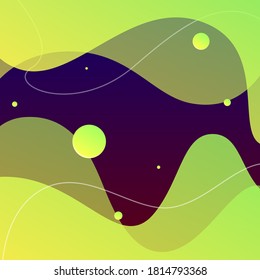 Abstraktes, abstraktes, grünes Farbverlauf-Hintergrunddesign