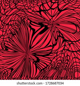fondo líquido de líneas abstractas, textura geométrica de onda a la moda y patrones de publicaciones en redes sociales, plantillas abstractas de arte cuadrado.banner de venta, fondo de ondas de línea Adecuado para afiches, banners y anuncios