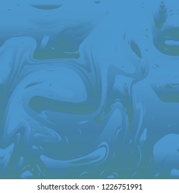 Liquid acrylic texture. Abstract background with curled stripes or chaotic lines. Ink.