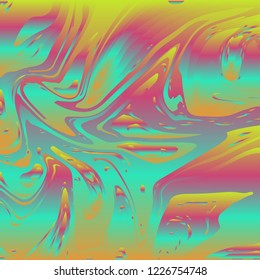 Liquid acrylic texture. Abstract background with curled stripes or chaotic lines. Ink.
