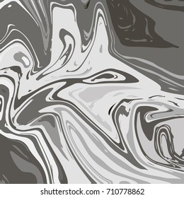 Liquid acrylic texture. Abstract background with curled stripes or chaotic lines. Ink. 