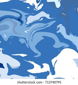 Liquid Acrylic texture. Abstract background with Curled Stripes or Chaotic lines. Ink.