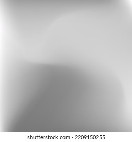 Liquid Aluminium Grey Blurred Background. Light Dark Sky Water Blurry Texture. Curve Calm Monochromatic Silver Aluminium Swirl Gradient Mesh. Metallic Dynamic Wavy Fluid Soft Gradient Background.