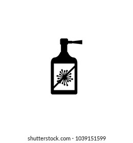 Liquid Antiseptic Soap vector icon. Simple flat symbol on white background