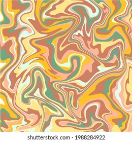 Liquid art texture. Abstract background with swirling paint effect. Painting with liquid acrylic that pours and splashes. Mixed paints for an interior poster.