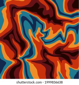 Liquid art texture. Abstract background with swirling paint effect. Painting with liquid acrylic that pours and splashes. Mixed paints for an interior poster.