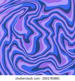 Liquid art texture. Abstract background with swirling paint effect. Blue color. Painting with liquid acrylic that pours and splashes. Mixed paints for an interior poster. Blue color