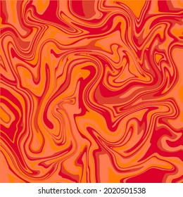 Textura de arte líquido. Fondo abstracto con efecto de pintura giratoria. Color rojo. Pintura con acrílico líquido que pica y salpica. Pintas mixtas para un afiche interior.