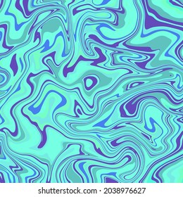 Textura de arte líquido. Fondo abstracto con efecto de pintura giratoria. Color azul. Pintura con acrílico líquido que pica y salpica.