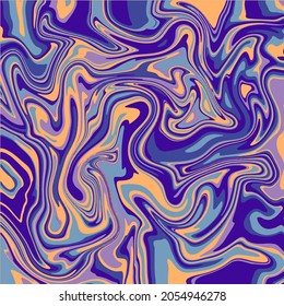 Liquid art texture. Abstract background with swirling paint effect. Purple color. Painting with liquid acrylic that pours and splashes