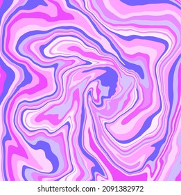 Liquid art texture. Abstract background with swirling paint effect. Pink color. Painting with liquid acrylic that pours and splashes