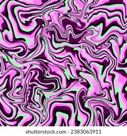 Flüssige Kunsttextur. Abstrakter Hintergrund mit wirbelnder Farbwirkung. Malerei mit flüssigem Acryl, das gießt und spritzt.
