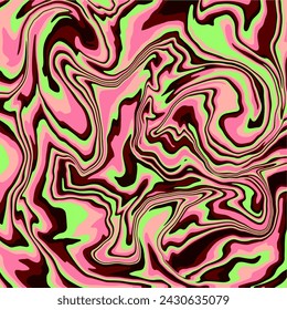 Liquid art texture. Abstract background with swirling paint effect. Painting with liquid acrylic that pours and splashes.
