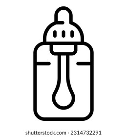 Liquid atomizer icon outline vector. Vape cigarette. Electronic smoke