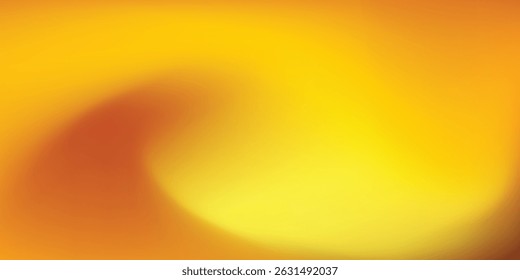 Liquid autumn orange and yellow gradient vector background
