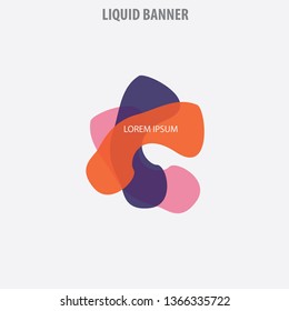 liquid background banner purple