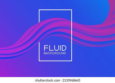 liquid background with blue color