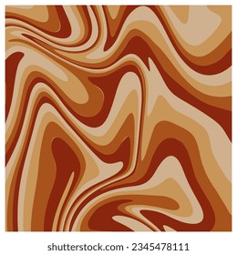 Liquid Background Brown V88 Patch Streetwear, Urban, Luxury, Modern Design Patch Commercial Use