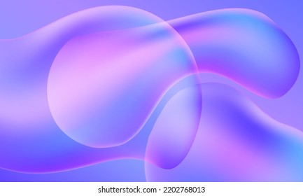 Liquid background. Color mix. Fluid gradient mesh. Soft Abstract bubble texture. Mild transition colour flow. Template for posters, ad banners, brochures, flyers, covers, websites. EPS vector image.