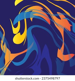 Liquid background creative using adobe illustrator..