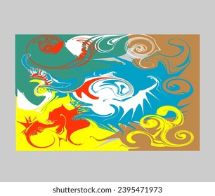 Liquid background design premium Vector design stone painting and marble black and white design