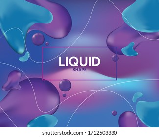 
liquid background design with purple color