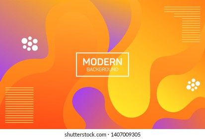 liquid background design template. trendy style