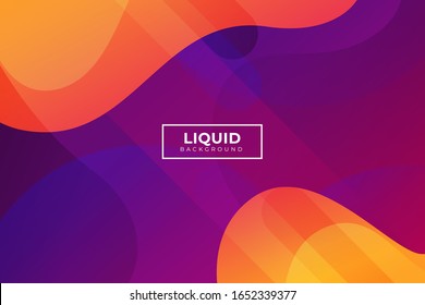 Liquid background. Dynamic shapes composition. Eps10 vector