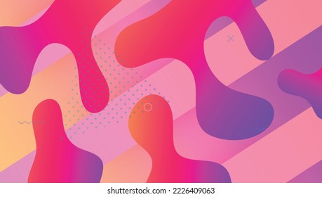Liquid Background. Flow Landing Page. Futuristic Flyer. Wavy Rainbow Shape. Technology Wallpaper. Plastic Frame. Violet Bright Cover. Dynamic Element. Lilac Liquid Background