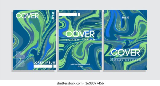Liquid background fresh color abstrack design