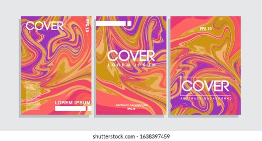 Liquid background fresh color abstrack design