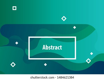 liquid background with gradations of color and shadow combination with particle shapes