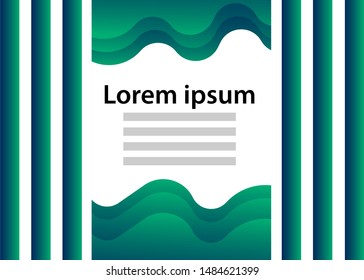 liquid background with gradations of color and shadow combination with particle shapes