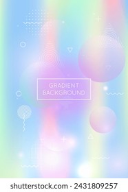 Liquid Background. Magic Vector. Geometric Shape. Vibrant Dots. Simple Flyer. Modern Design. Violet Shiny Texture. Soft Luminous Backdrop. Blue Liquid Background